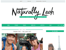 Tablet Screenshot of naturallyleah.com
